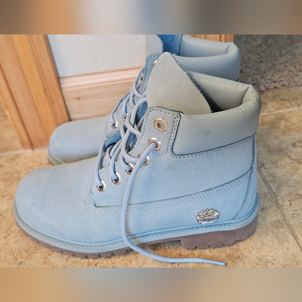 Timberland Light Blue Boots